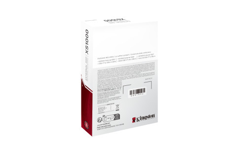 Dysk zewnętrzny SSD Kingston XS1000 (2TB; USB 3.2 Gen 2; black; SXS1000/2000G) - Galeria zdjęcie 4