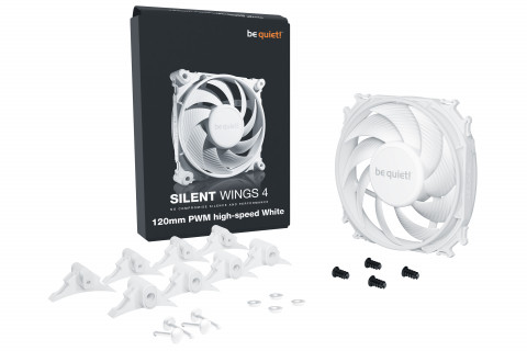 Wentylator BE QUIET! SILENT WINGS 4 120mm PWM high-speed White - Galeria zdjęcie 4