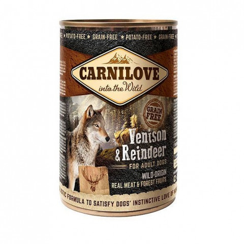 CARNILOVE Wild Wet Venison & Reindeer - mokra karma dla psa - 400g - Galeria zdjęcie 1