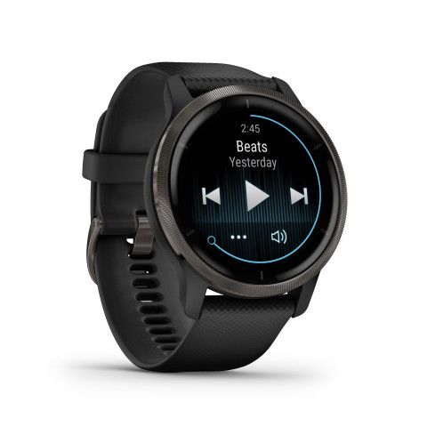 Zegarek Garmin Venu 2 (45 mm) Slate Stainless Steel Bezel / Black Case / Silicone Band - Galeria zdjęcie 53