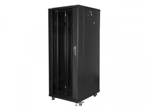 LANBERG SZAFA STOJĄCA RACK 19" 27U 600X600 CZARNA - Galeria zdjęcie 3