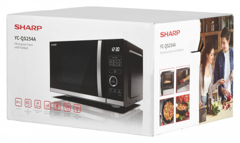 Kuchenka mikrofalowa SHARP YC-QS254AE-B - Galeria zdjęcie 7
