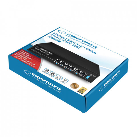 ESPERANZA SWITCH 6-PORTOWY POE 60W SPINNER ENS105 - Galeria zdjęcie 4