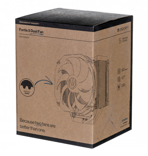 Chłodzenie powietrzne ENDORFY Fortis 5 Dual Fan (EY3A009) - Galeria zdjęcie 9