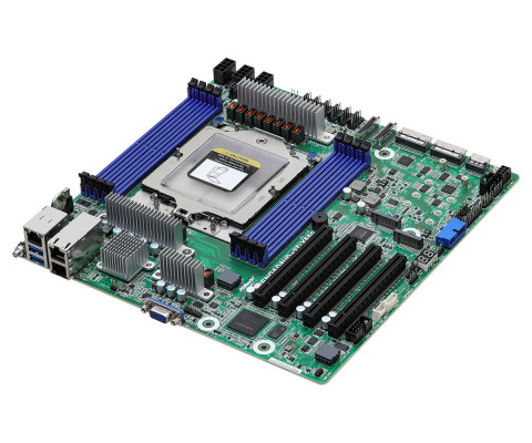 Płyta główna ASRock GENOAD8UD-2T/X550 1x SP5 AMD Epyc 9004 SoC (8xDIMM, SATA, 2xM.2, 2x10GbE, IPMI) - Galeria zdjęcie 2