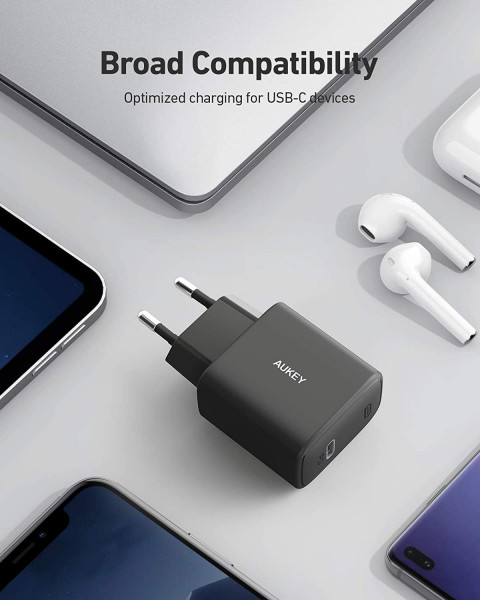 AUEKY PA-F1S ŁADOWARKA SIECIOWA 20W 1XUSB-C PD 3.0 - Galeria zdjęcie 3