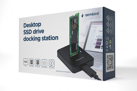 GEMBIRD STACJA DOKUJĄCA M.2 SATA I NVME SSD CZARNA - Galeria zdjęcie 15