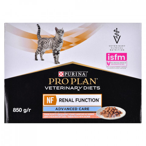 PURINA PVD Feline NF Renal Function ST/OX Łosoś - mokra karma dla kota - 10x85 g - Galeria zdjęcie 3