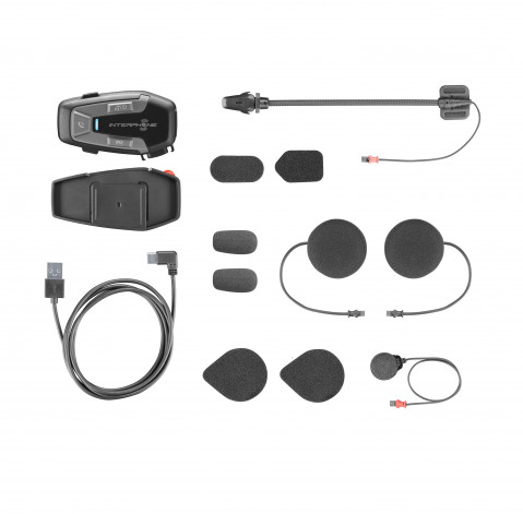 Intercom motocyklowy INTERPHONE U-COM 6R, komplet na 1 kask - Galeria zdjęcie 7