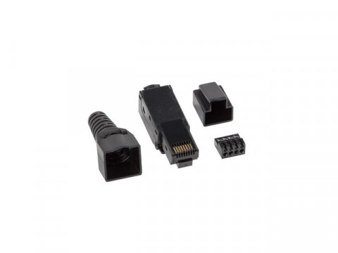 LANBERG WTYK SIECIOWY BEZNARZĘDZIOW RJ45 KAT.6 UTP - Galeria zdjęcie 2
