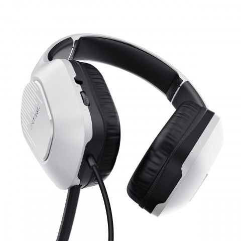 Słuchawki TRUST ZIROX HEADSET WHITE (25147) - Galeria zdjęcie 3