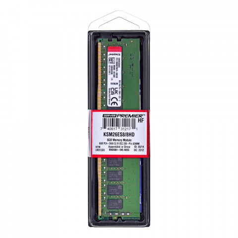 Kingston UDIMM ECC 8GB DDR4 1Rx8 Hynix D 2666MHz PC4-21300 KSM26ES8/8HD - Galeria zdjęcie 1