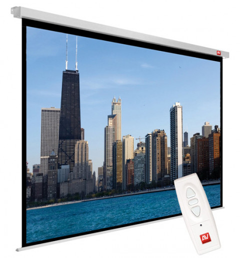 Ekran projekcyjny Avtek VIDEO ELECTRIC 300P (sufitowy,ścienny rozwijany elektrycznie 290x217,5cm) - Galeria zdjęcie 1