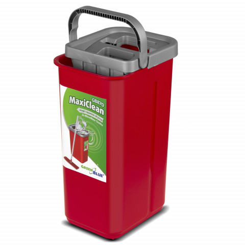 GREENBLUE MOP PŁASKI Z WIADREM I WYCISKACZEM GB870 - Galeria zdjęcie 9