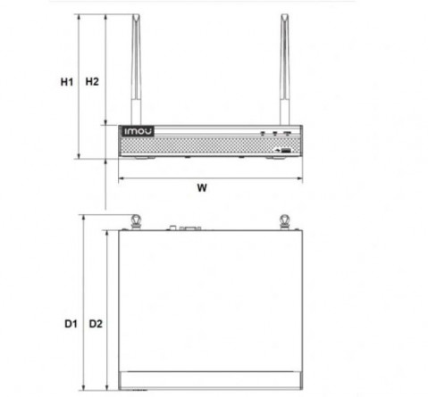 REJESTRATOR WIFI IMOU NVR1108HS-W-S2 - Galeria zdjęcie 5