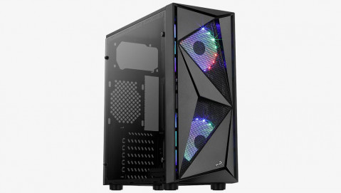 OBUDOWA AEROCOOL PGS GLIDER COSMO FRGB-A-BK-v2 2xF - Galeria zdjęcie 6