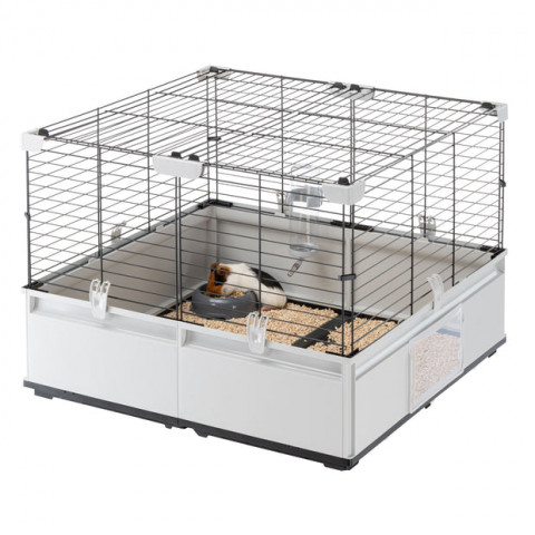 FERPLAST Modular 1 - klatka dla królika i świnki morskiej - 74 x 72 x 56cm - Galeria zdjęcie 2