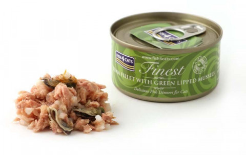 FISH4CATS Filet tuńczyka z omułkiem zielonowargowym - mokra karma dla kota - 70g - Galeria zdjęcie 2