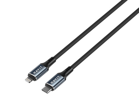 Kabel Havit USB-C - Lightning CB6311 (czarny) - Galeria zdjęcie 4