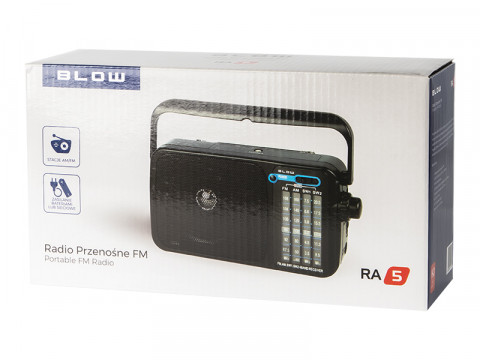 BLOW RADIO PRZENOŚNE ANALOGOWE AM/FM RA5 - Galeria zdjęcie 4