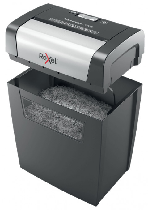 Rexel Niszczarka Momentum X308, 8 kartek, P-3, 15 l kosz, czarna - Galeria zdjęcie 3
