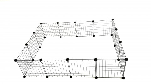 C&C Modułowy wybieg - kojec, klatka dla psa - 180x75 cm - Galeria zdjęcie 1