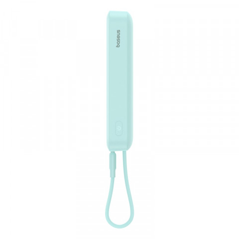 Powerbank Baseus Magnetic Mini Air Wireless 10000mAh 20W+kabel USB C-USB C (peppermint blue) - Galeria zdjęcie 2