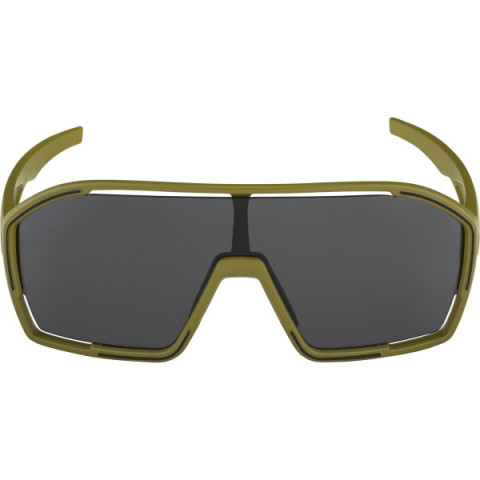 Okulary na rower ALPINA BONFIRE kolor OLIVE MATT szkło BLACK Cat.3 FOGSTOP new 2022 - Galeria zdjęcie 2