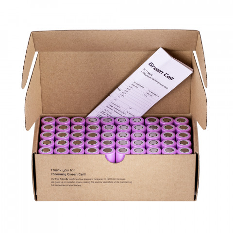 GREEN CELL OGNIWA 18650 50X 3.6V 2600MAH - Galeria zdjęcie 6