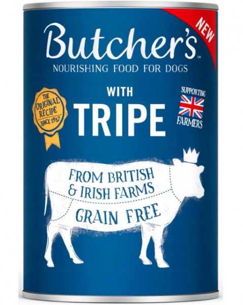 BUTCHER'S Original Tripe Mix Pasztet ze żwaczem - mokra karma dla psa - 1200 g - Galeria zdjęcie 1