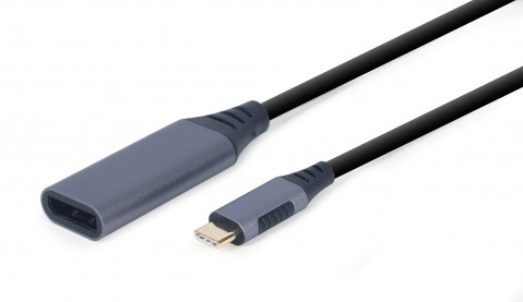 GEMBIRD ADAPTER Z USB TYPE-C DO DISPLAYPORT SZARY - Galeria zdjęcie 2