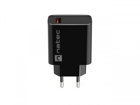 NATEC ŁADOWARKA SIECIOWA RIBERA USB-A 18W CZARNA - Galeria zdjęcie 7