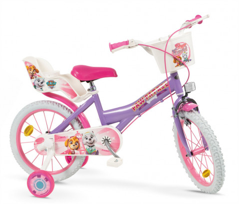 Rower dziecięcy 16" Psi Patrol Fiolet 1680 Girl TOIMSA - Galeria zdjęcie 1