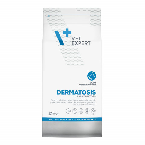 VET EXPERT Veterinary Diet Dermatosis Dog Rabbit & Potato - sucha karma dla psa - 12kg - Galeria zdjęcie 2