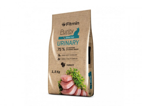 FITMIN Cat Purity Urinary - sucha karma dla kota - 1,5kg - Galeria zdjęcie 1