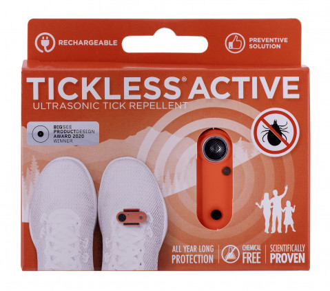 Odstraszacz kleszczy dla ludzi Tickless Active Coral - Galeria zdjęcie 12
