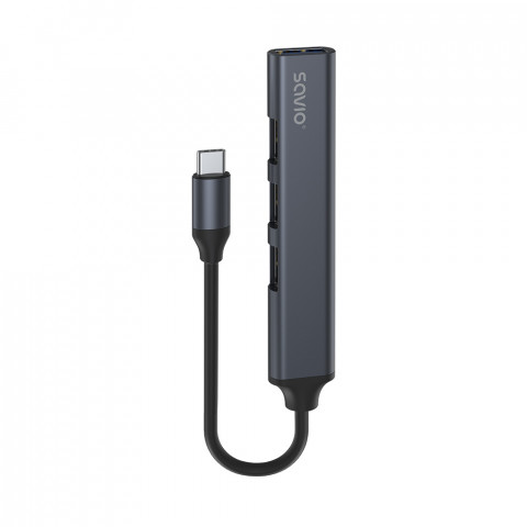 SAVIO HUB USB-A - 3X USB-A 2.0, 1X USB-A 3.0 AK-70 - Galeria zdjęcie 1