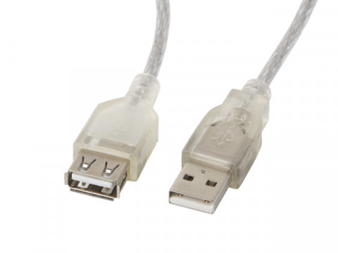 Lanberg przedłużacz usb 2.0 am-af 1.8m (ferryt) ca-usbe-12cc-0018-tr - Galeria zdjęcie 1
