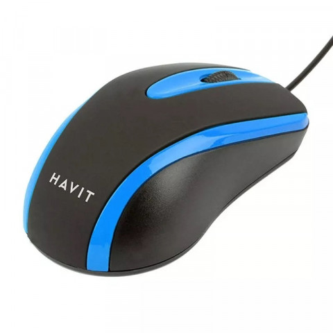 Mysz uniwersalna Havit HV-MS753 (czarny/niebieski) - Galeria zdjęcie 3