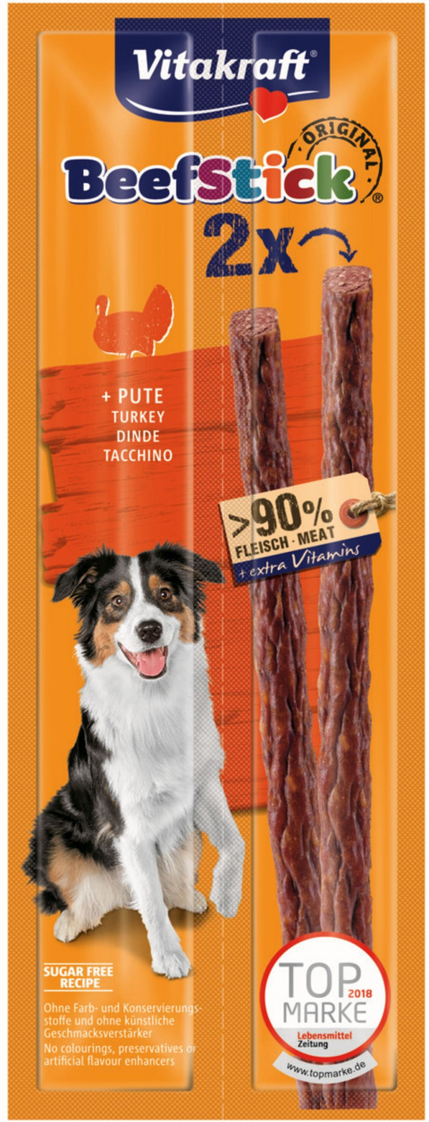 VITAKRAFT Beef Stick z indykiem - przysmak dla psa - 2x12 g - Galeria zdjęcie 1