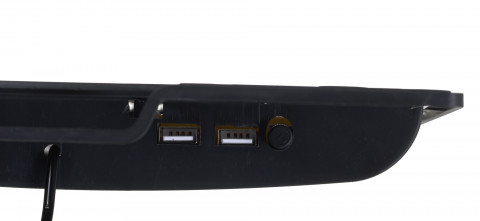 VAKOSS PODSTAWKA CHŁODZĄCA POD NOTEBOOKA 17",1 WENTYLATOR, LED, REGULACJA WYSOKOŚCI, LF-1860AL CZARNA - Galeria zdjęcie 14