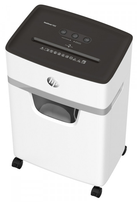 HP Niszczarka ONESHRED 15CC 20L jasnoszara - Galeria zdjęcie 4