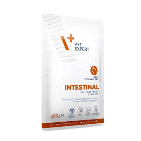 VET EXPERT Veterinary Diet Intestinal Cat - mokra karma dla kota - 100g - Galeria zdjęcie 2
