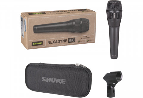 Shure NXN8/C - Mikrofon dynamiczny Nexadyne, Kardioidalny ze złączem XLR, czarny - Galeria zdjęcie 4