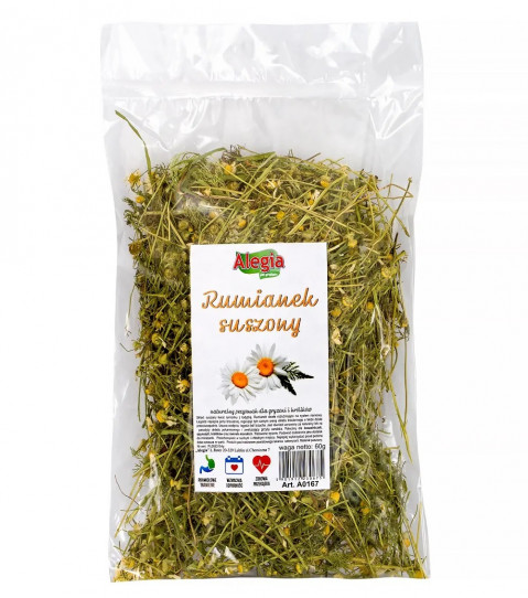 ALEGIA Rumianek - przysmak dla gryzoni i królika - 60 g - Galeria zdjęcie 1