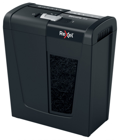 Rexel Niszczarka Secure S5, (P-2), 5 kartek, 10 l kosz - Galeria zdjęcie 4