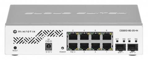 Switch Mikrotik CSS610-8G-2S+IN 10p Managed Gigabit/10G - Galeria zdjęcie 2