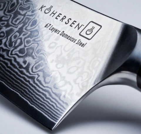 Nóż szefa kuchni Chef Kohersen Elegance Ebony Wood 21,6cm - Galeria zdjęcie 7