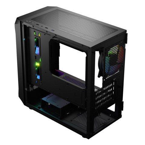 LOGIC OBUDOWA PORTOS ARGB MINI USB 3.0 BLACK - Galeria zdjęcie 17