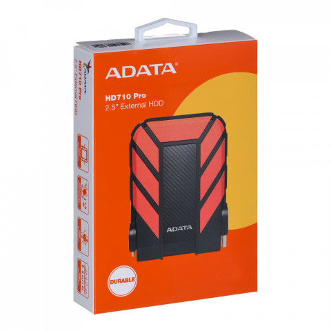 Dysk zewnętrzny HDD ADATA HD710 PRO AHD710P-1TU31-CRD (1TB; 2.5"; USB 3.2; czerwony) - Galeria zdjęcie 7